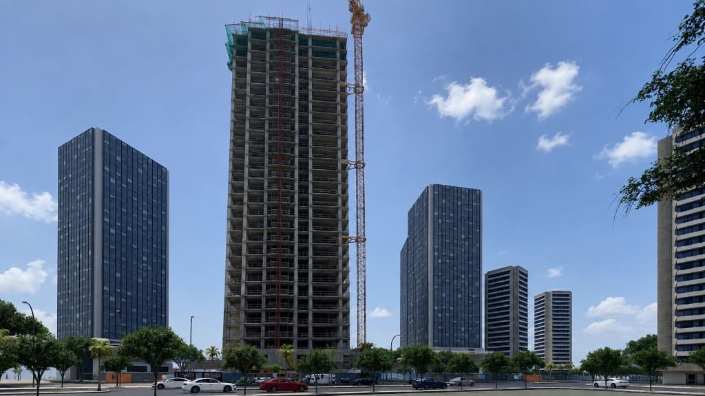 BEFORE — RAW STRUCTURAL FRAMEWORK
