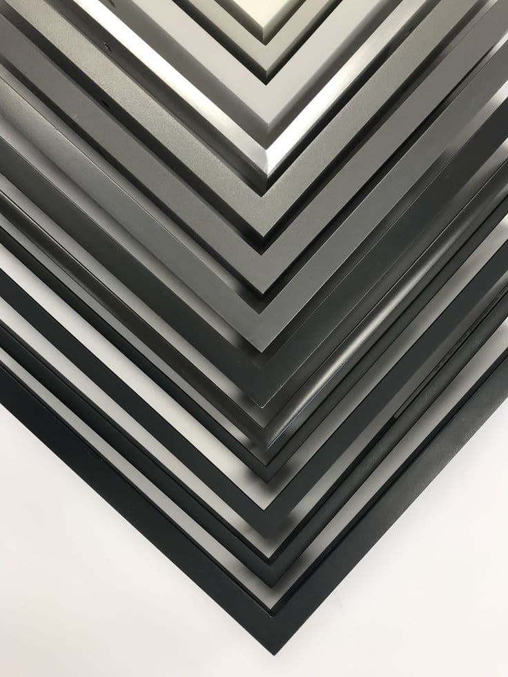 Black Metal Frames